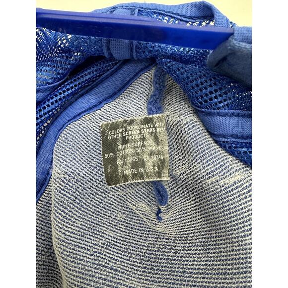 Screen Stars Best Snapback Hat 2nd BN. 46th Inf Army Adjustable Mesh Blue Cap - Picture 2 of 8